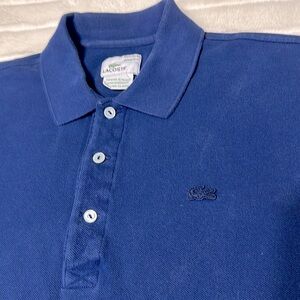 LACOSTE Vintage Washed Polo sz 5